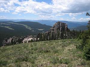 La Garita Back of Wheeler.